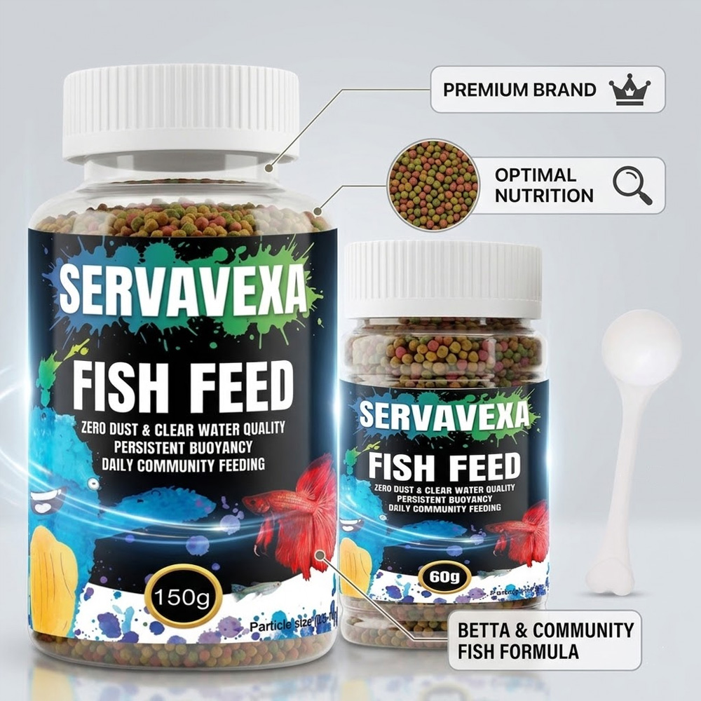 Tetra Fish In Aquarium - 60g/150g Small Tropical Fish Food 0.5-1.5mm