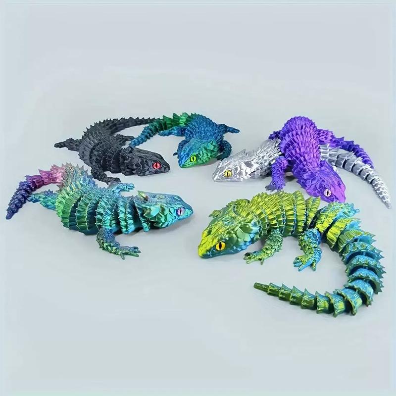 Aquarium Fish To Buy - 3D Printed Conjoined Lizard Statue Ornaments,