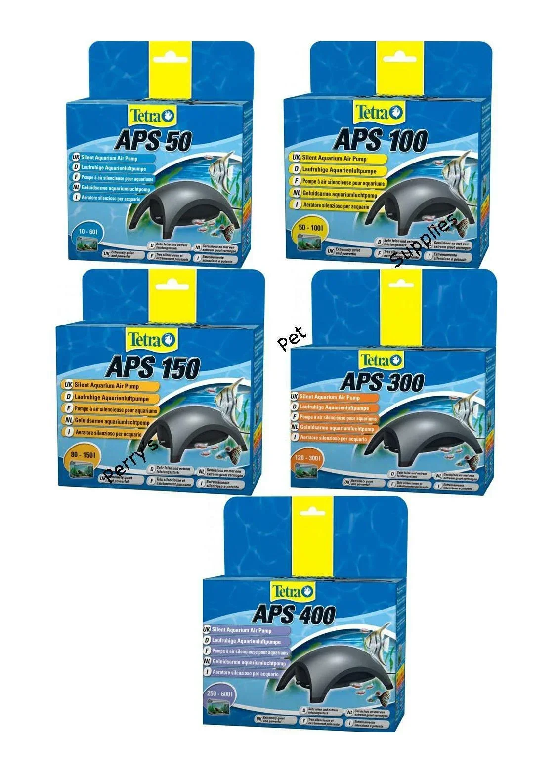 Tetra Fish In Aquarium - Tetra APS Air Pumps 50 100