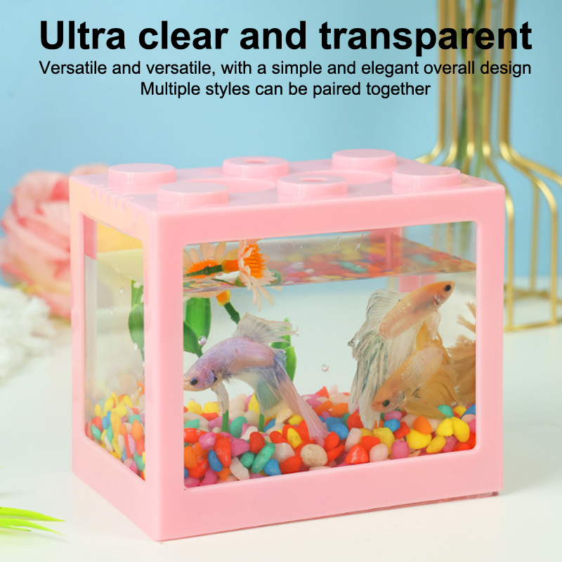 Aquarium Fish Game - 1PC Creative Design Aquarium Home Block
