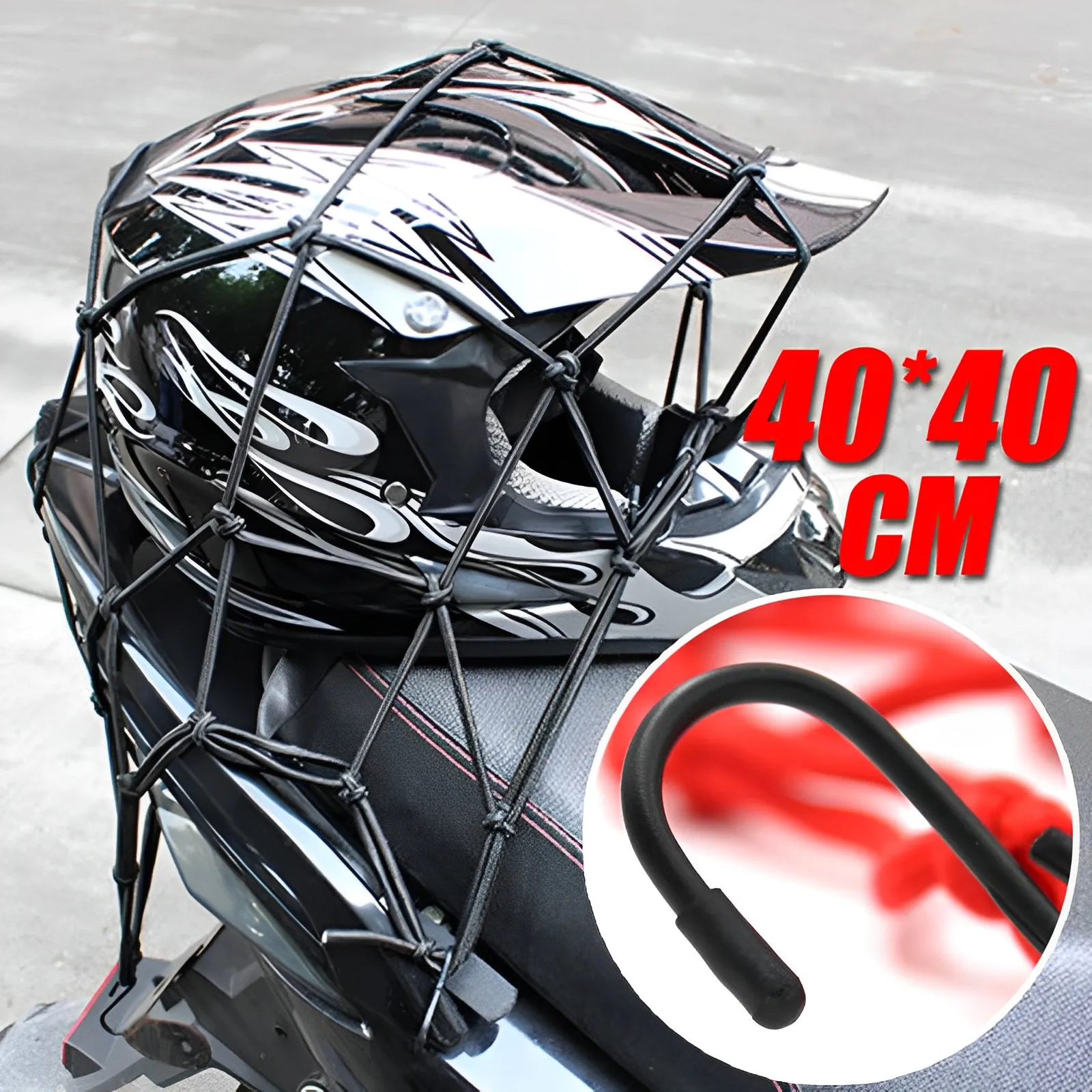 Tank Divider Mesh - 1x Motorcycle Luggage Net Helmet Mesh