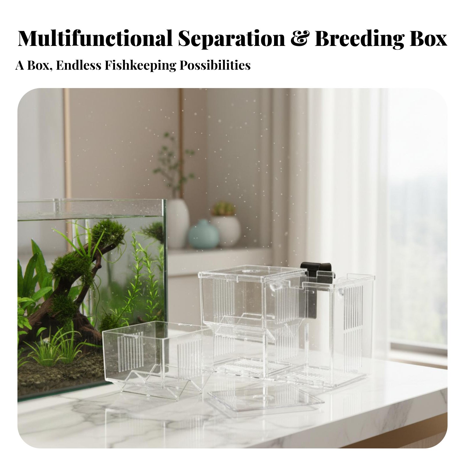 Aquatic Habitat Hatchery Box P - Aquarium Fish Tank recension och pris