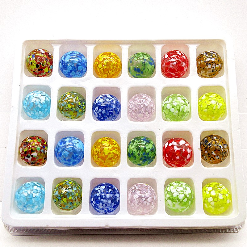 Glass marbles balls 16mm color - Aquarium Fish Game recension och pris