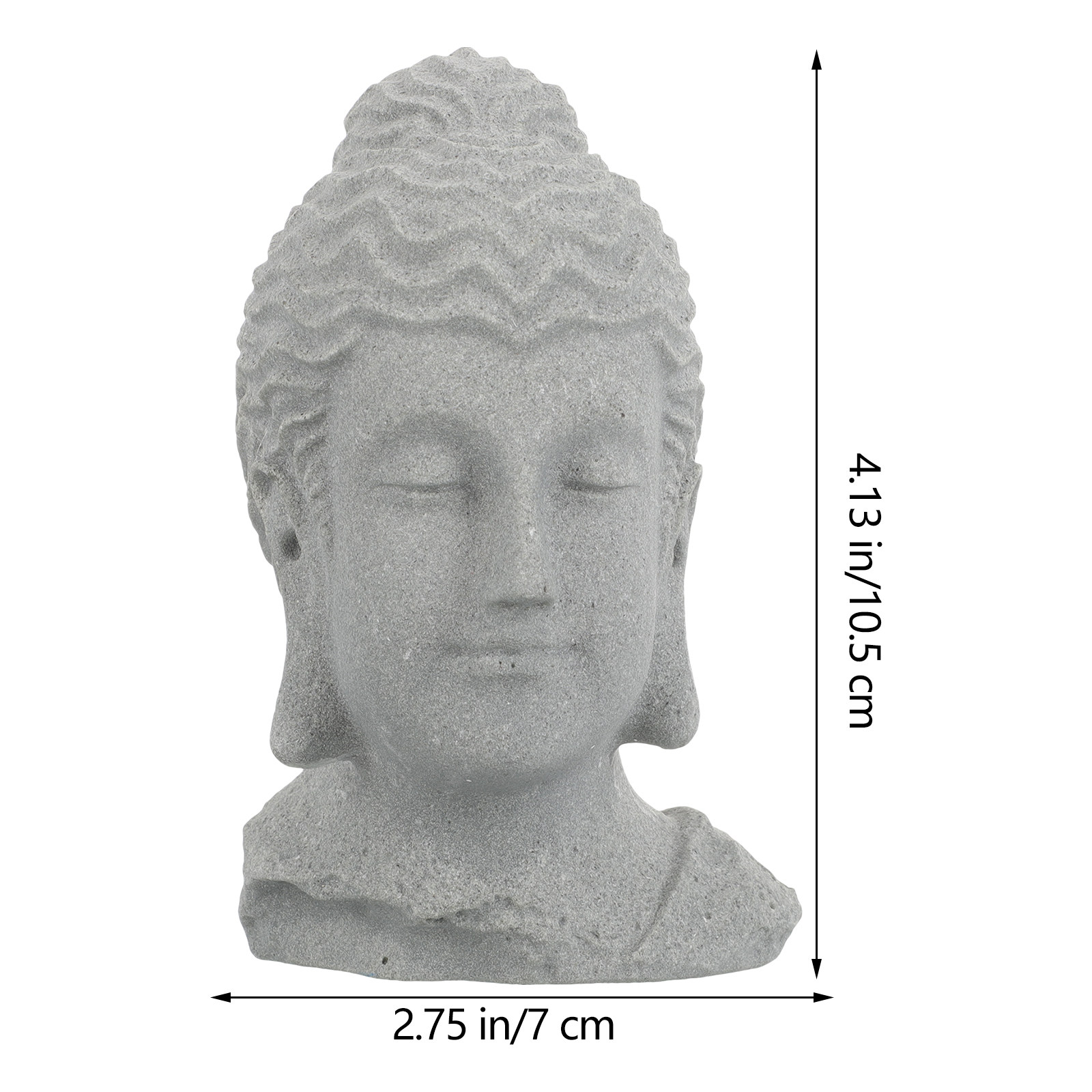 Meditating Buddha Head Statue  - Aquarium Fish Tank recension och pris