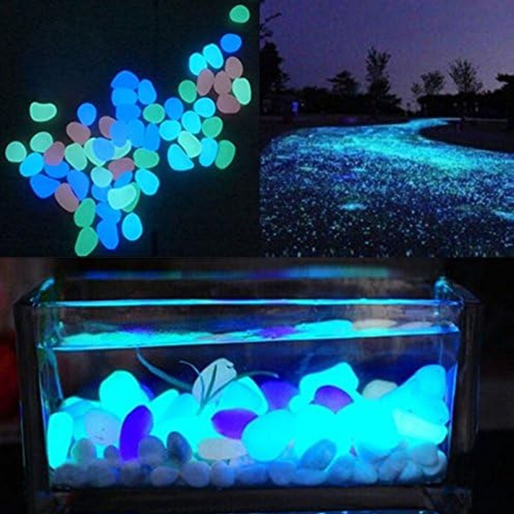 Fish Tank Rocks Glow Blue Pebb - Aquarium Fish To Buy recension och pris