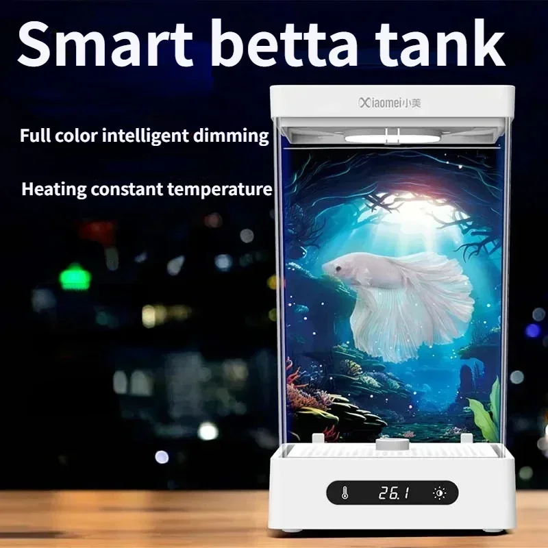 Smart Betta Fish Tank Mini Des - Aquarium Fish Game recension och pris