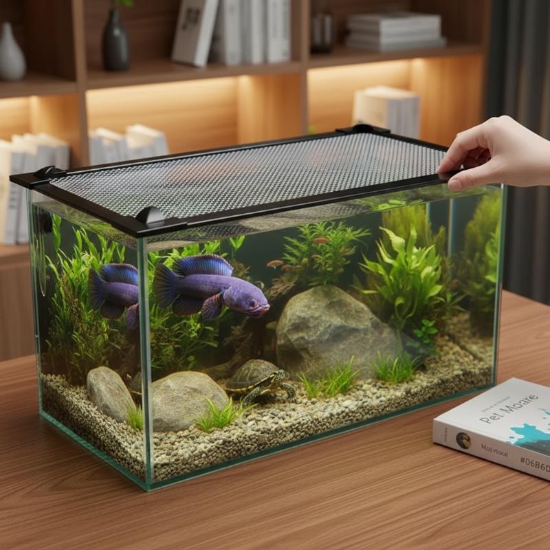 Magnetic Fish Tank Anti Jump M - Aquarium Fish Jump Guard recension och pris