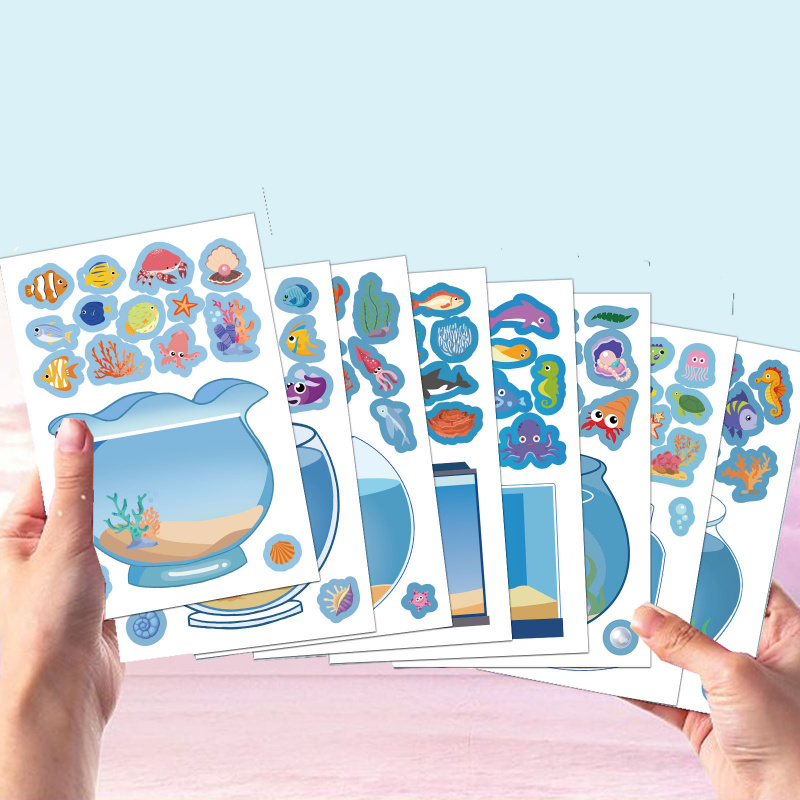 8Pcs Cute Cartoon Dream Fish T - Aquarium Fish Game recension och pris